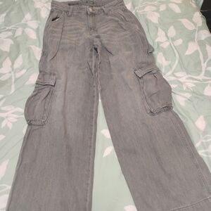 Wild Fable Gray Flare & Wide Leg Jeans